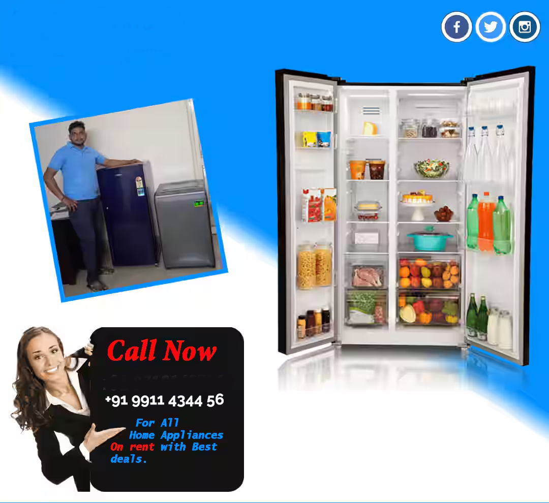 Refrigerator on Rent in Noida